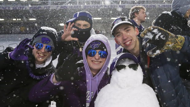 Kansas State fans at Bill Snyder Family Football Stadium.